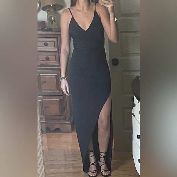 NWT Bullseye Cowl Back Maxi Dress - Navy - Hello Molly - SMALL - Picture 5 of 10